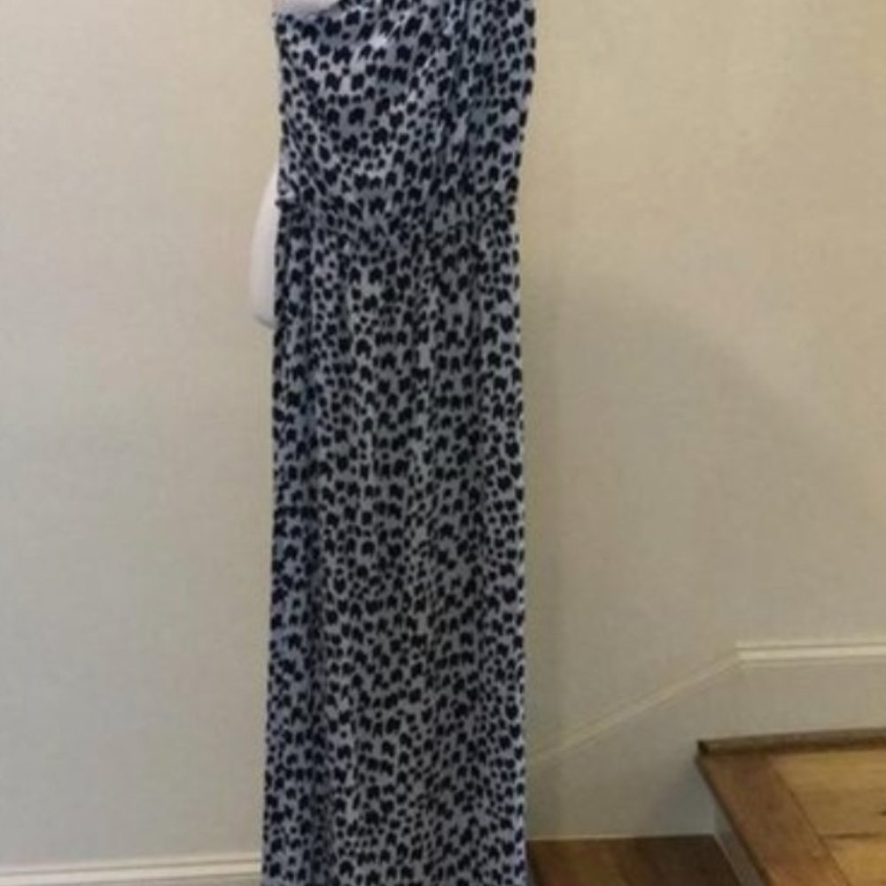 Diane von Furstenberg Paper Wave Silk Agatha maxi dress